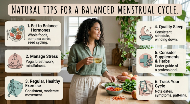how to regulate your period naturally women health tips