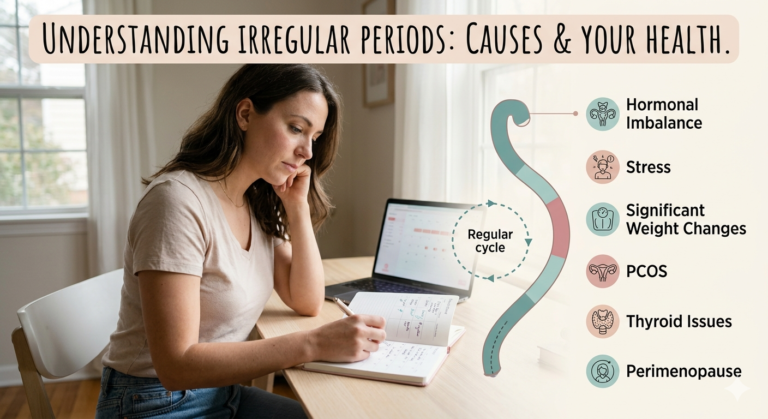 irregular periods causes women menstrual cycle health