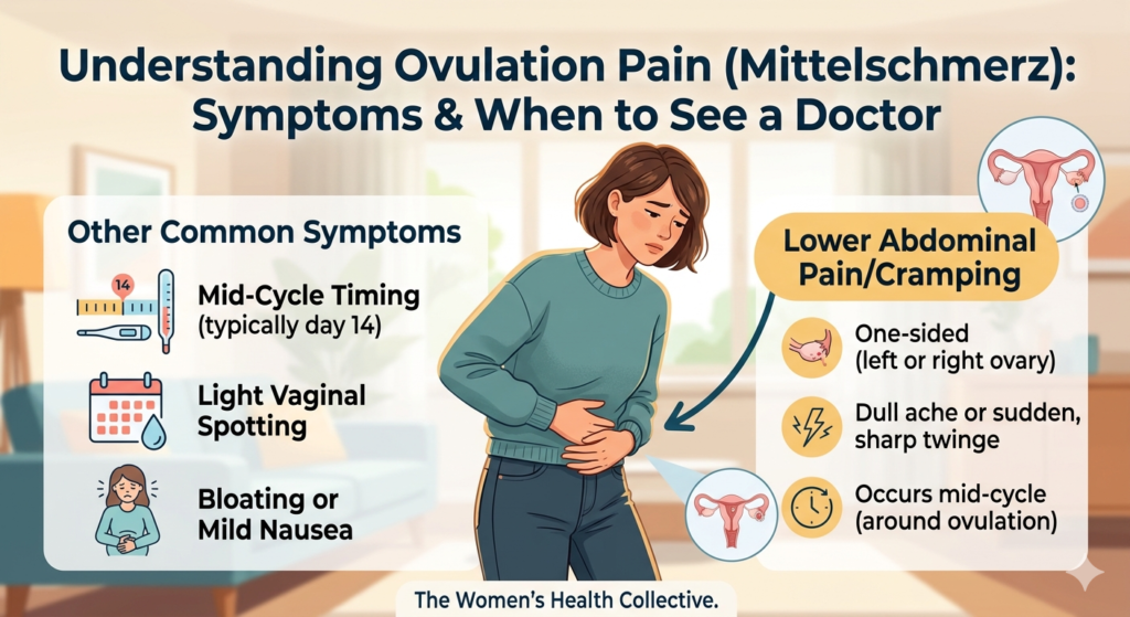 ovulation pain mittelschmerz symptoms women lower abdomen
