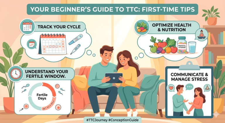 trying to conceive beginners guide TTC tips first time